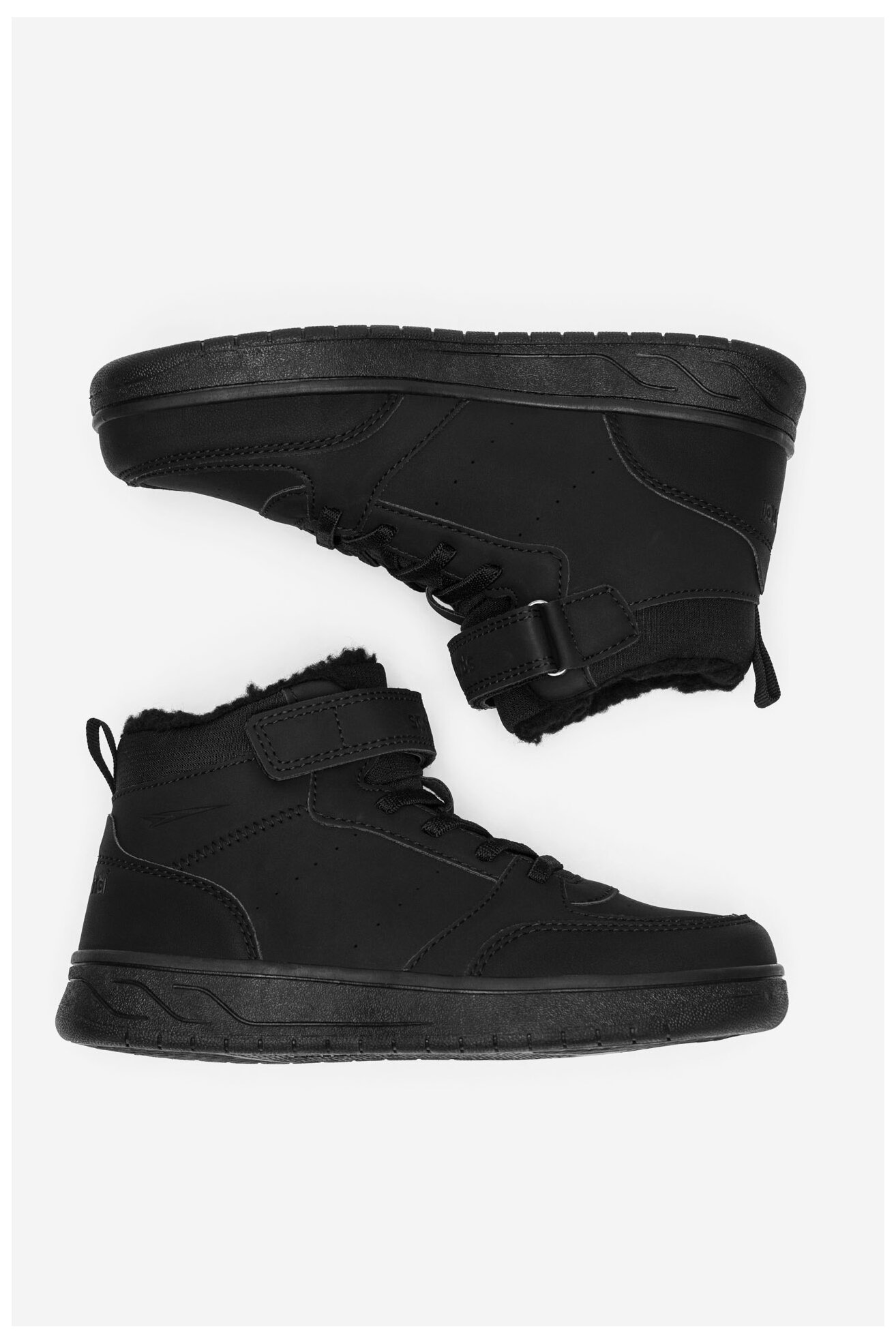 Trzewiki SPRANDI EARTH GEAR FURRY FUR CP40-21622Z Czarny