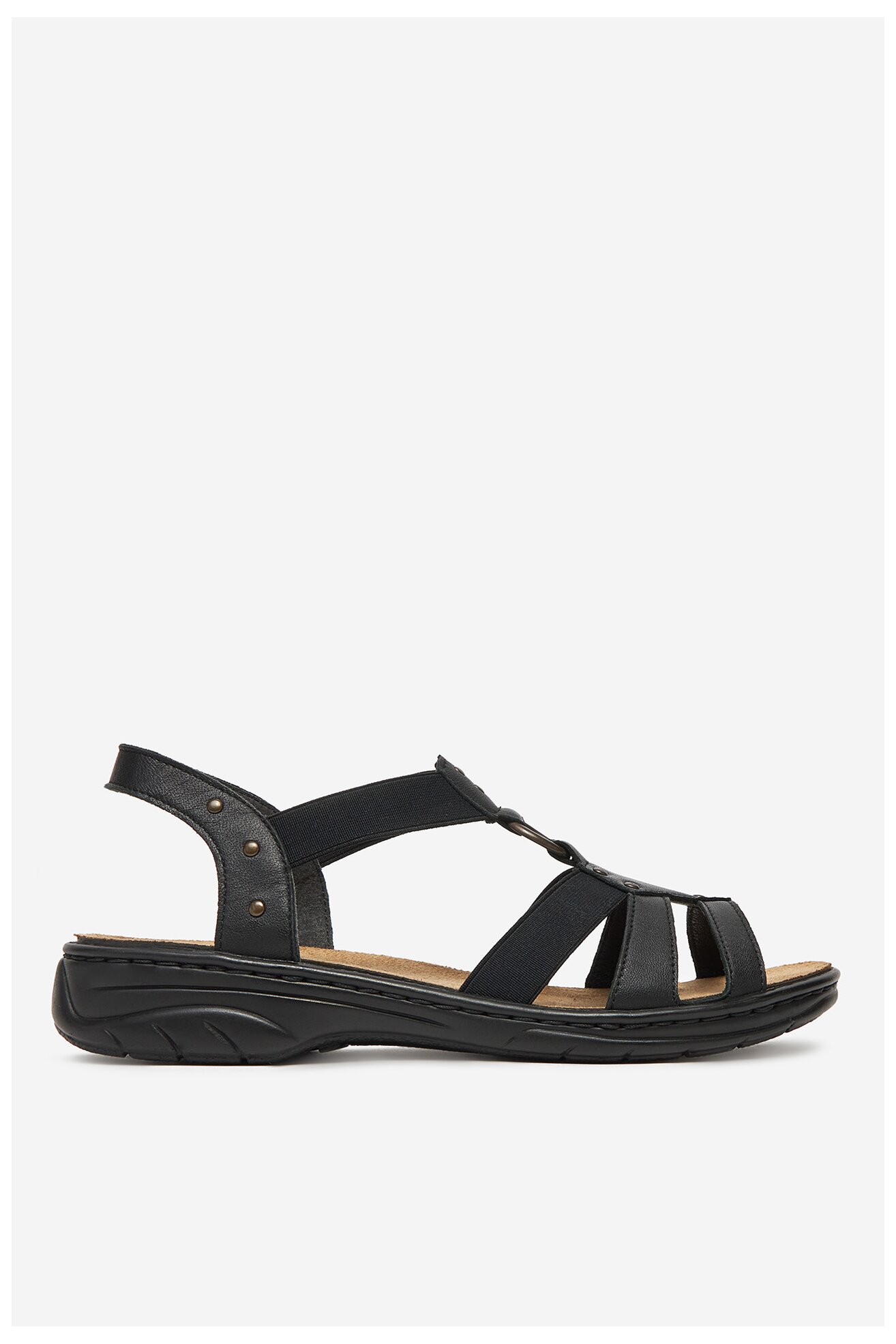 Sandały Rieker 64574-00 Czarny