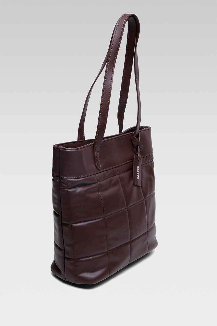 
                DeeZee - Torebka shopper brązowa - 5903698945576