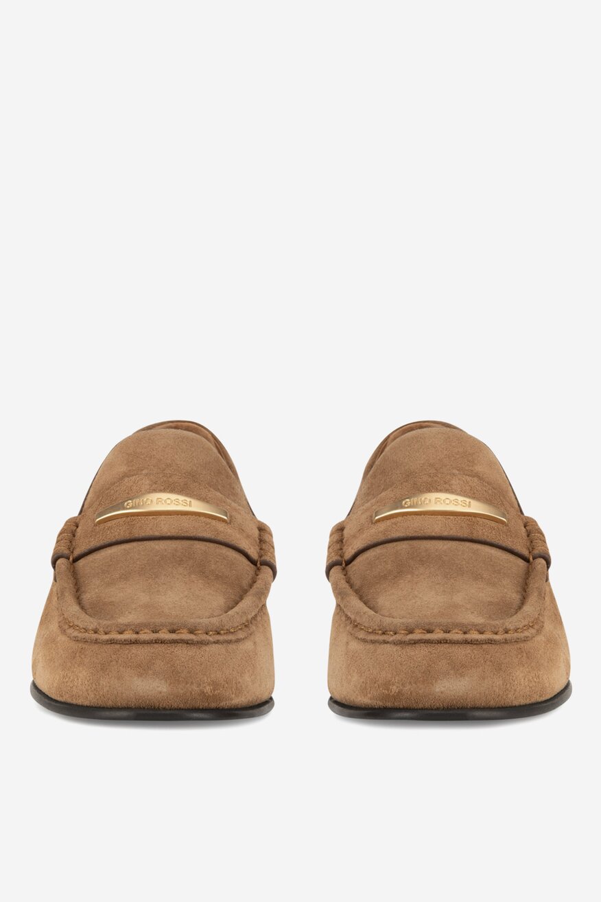 
                Gino Rossi - Loafersy zamszowe - 5904862880563