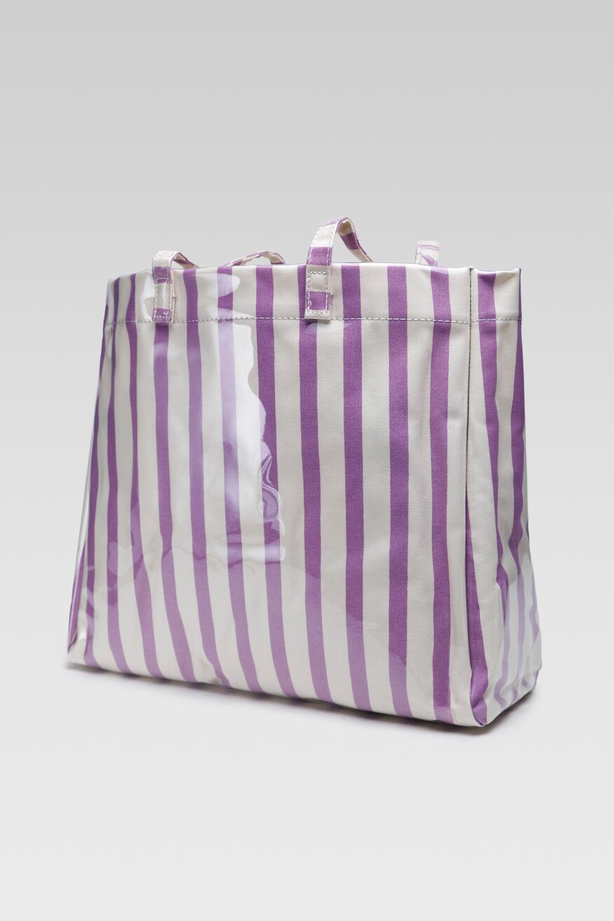 
                Jenny Fairy - Torebka plażowa z printem fioletowa - 5904248668259