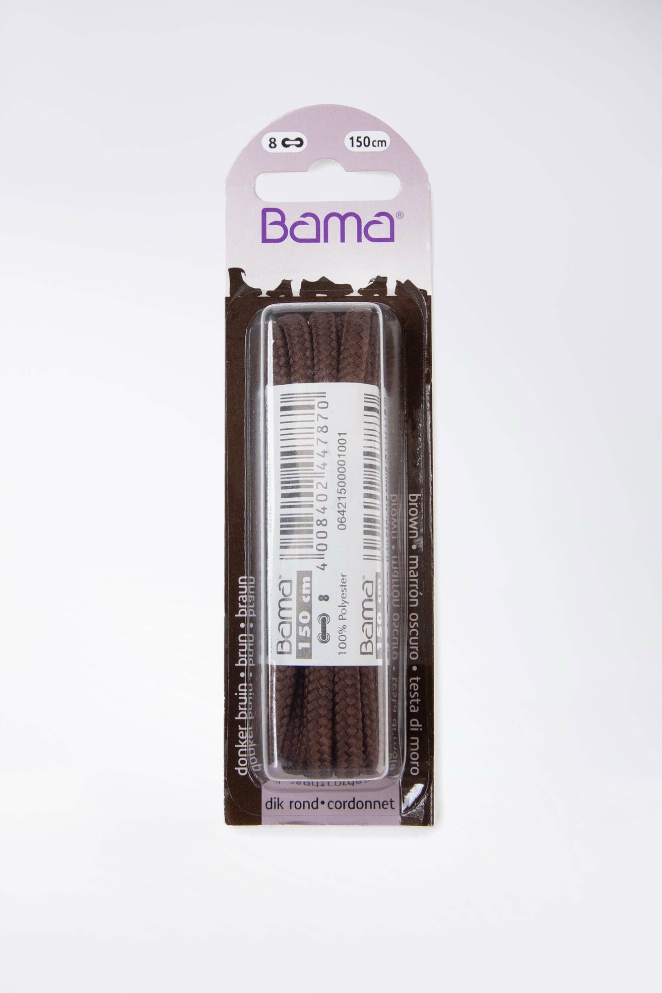 Sznurowadła BAMA 150-033 Brązowy