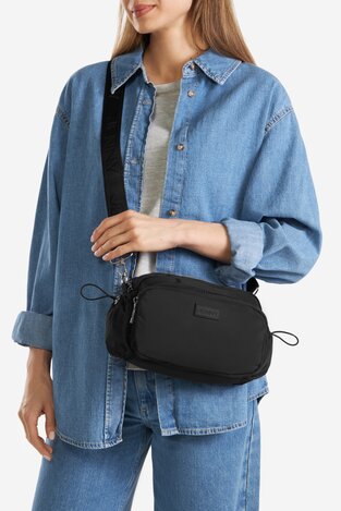 Сумка З Ремінцем Jenny JNY-M-008-07 ЧОРНИЙ