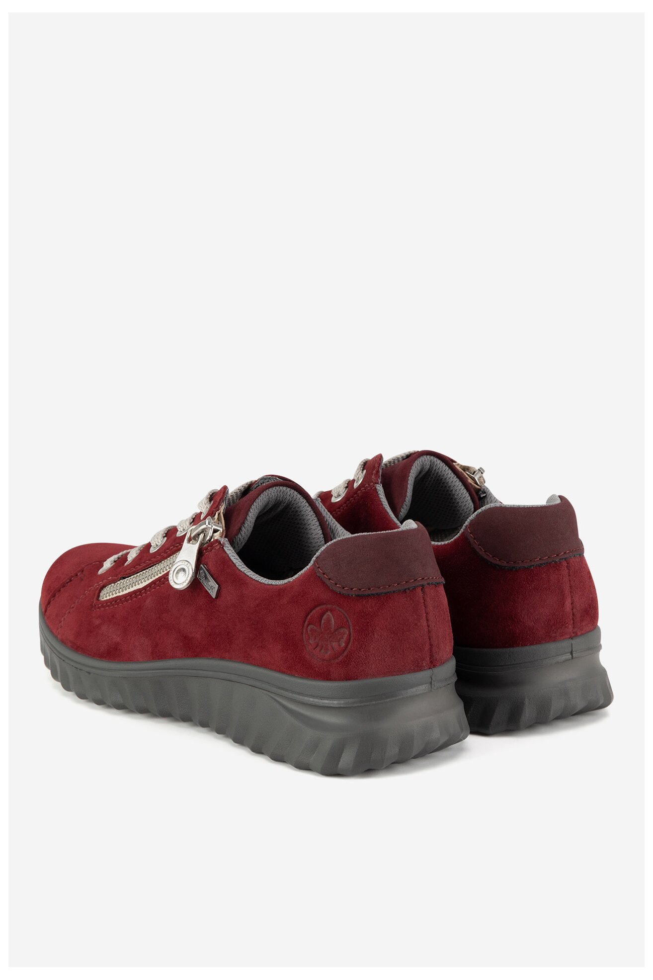 Sneakers Rieker 59000-35 Bordowy