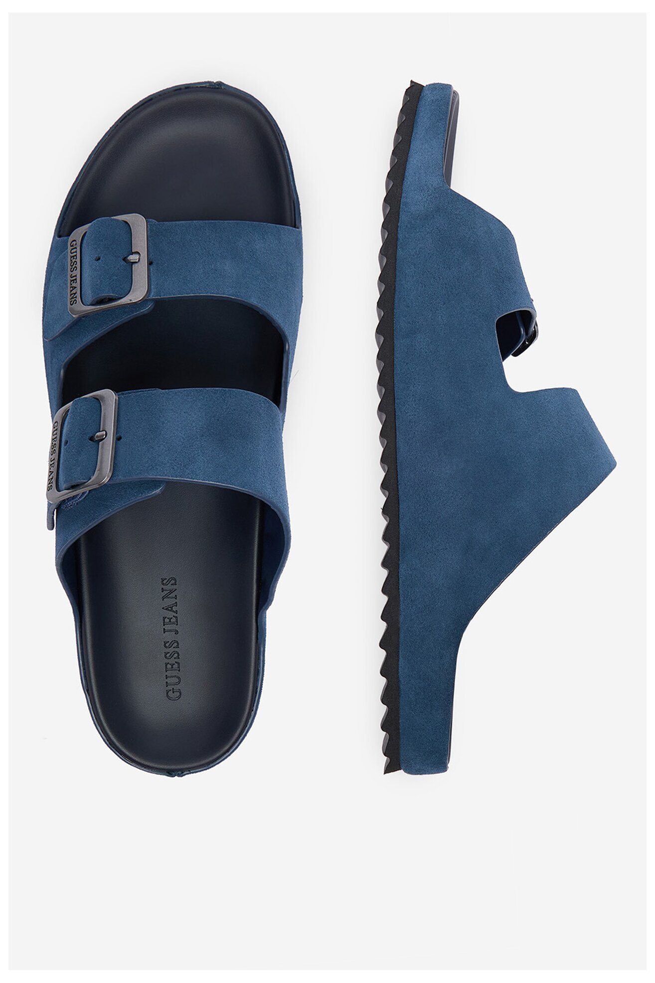 Klapki GUESS JEANS EO-KANSAS-01 126AM Granatowy