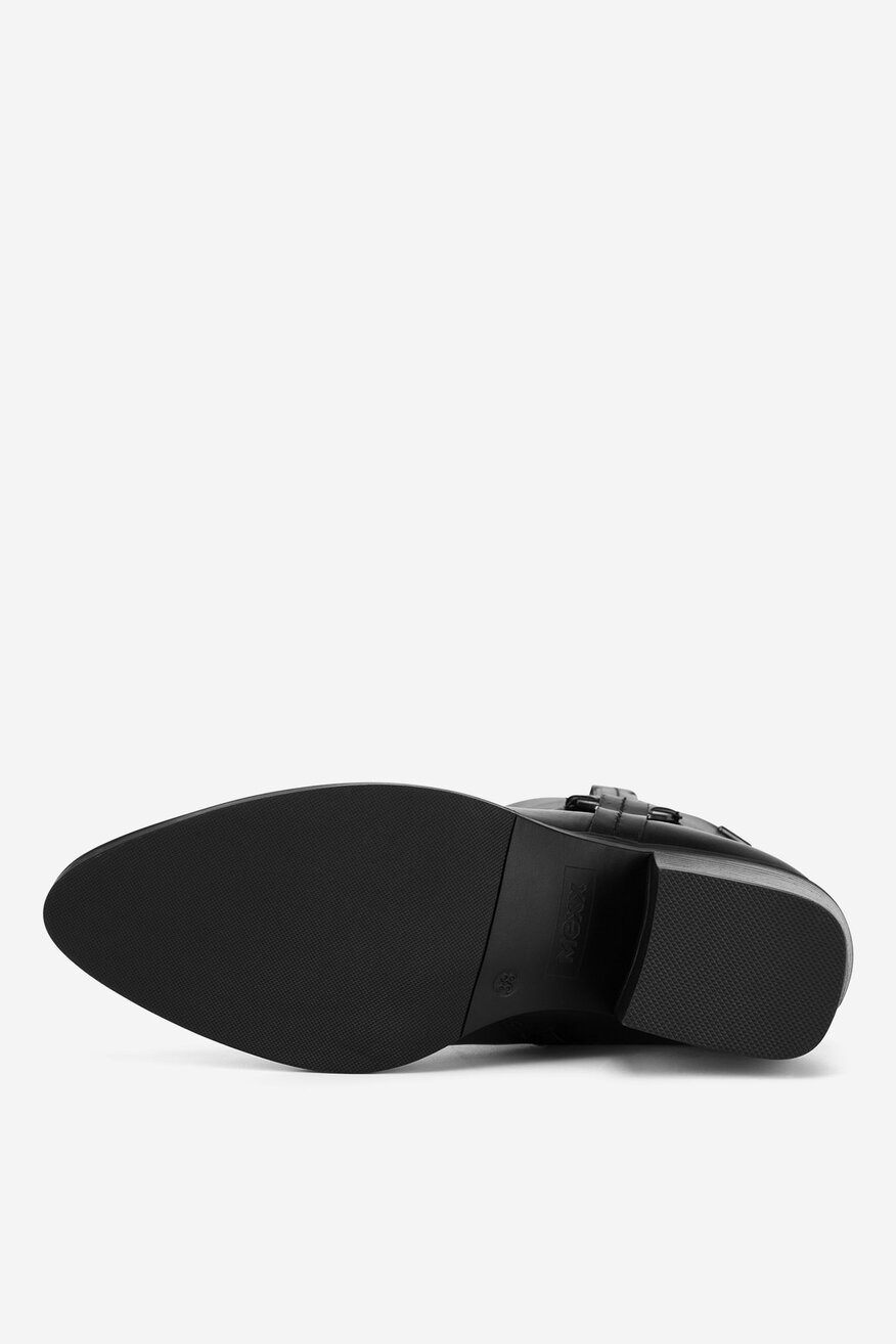 Mexx - Botki skórzane - 5905588995531