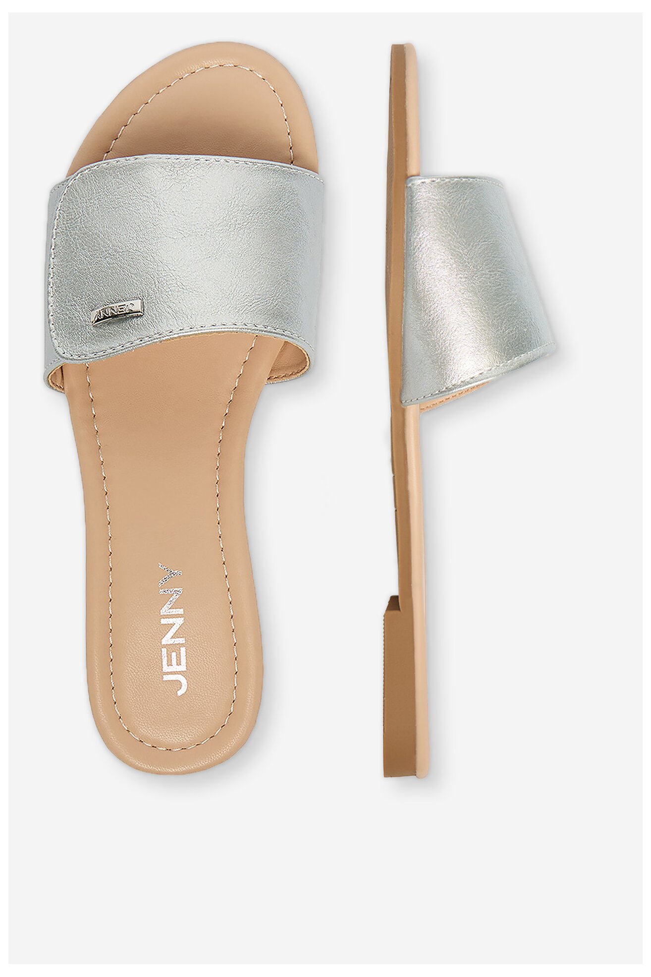 Шльопанець Jenny CEO-WFA2740-1 СРІБНИЙ