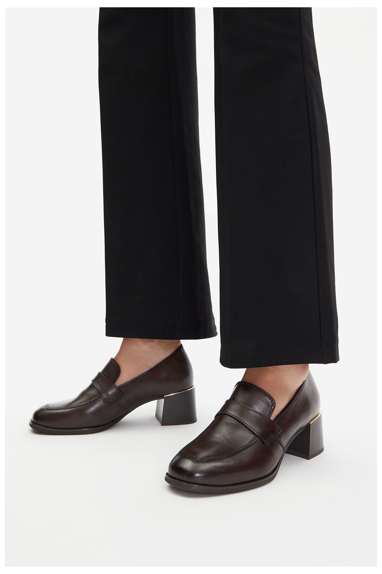 Половинки обувки Lasocki CEO-WB-THESSA-06M ТЪМНОКАФЯВ