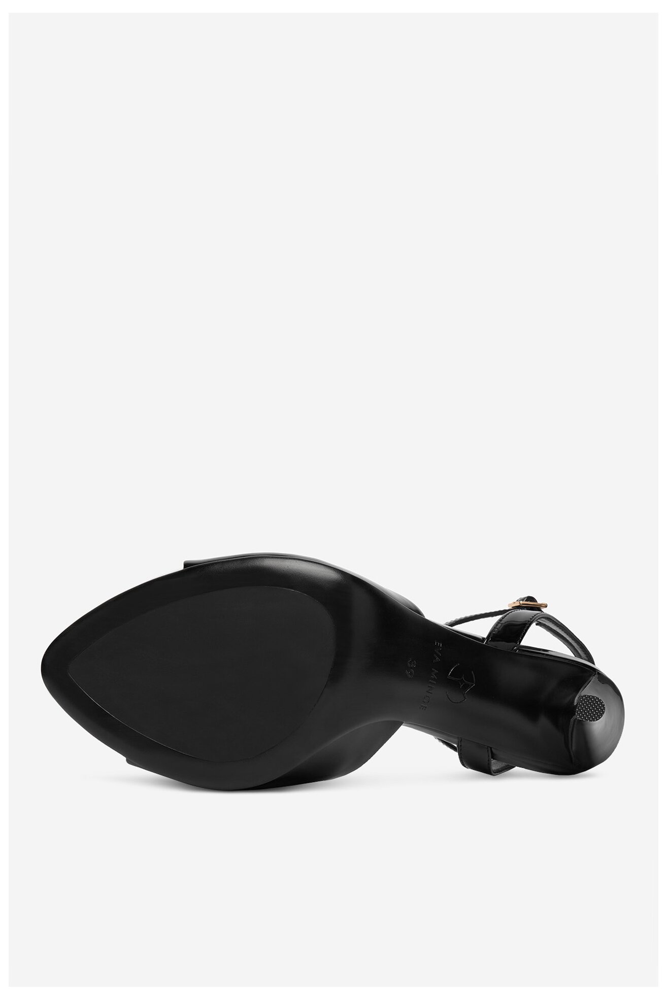 Sandały EVA MINGE EO-FLORA-LT1605-6 Czarny