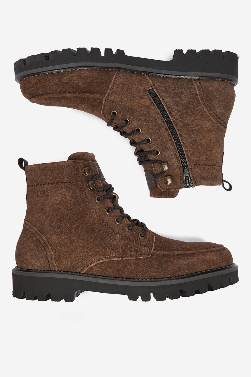 
                Rieker - Trzewiki zamszowe - 2230085561877