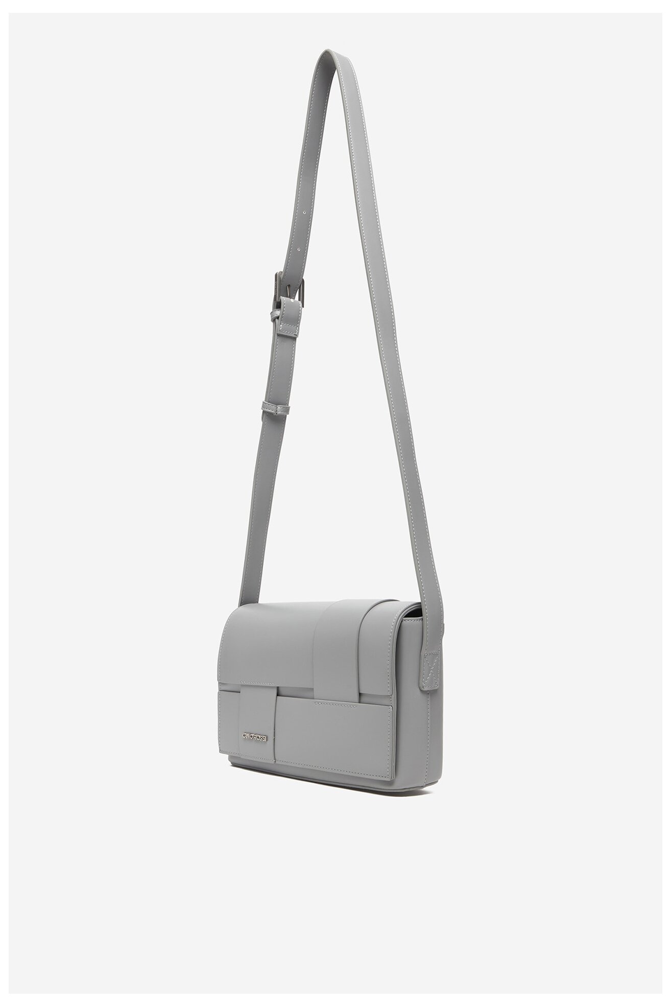 Сумка З Ремінцем Gino Rossi C-KY185 СВІТЛО-СІРИЙ