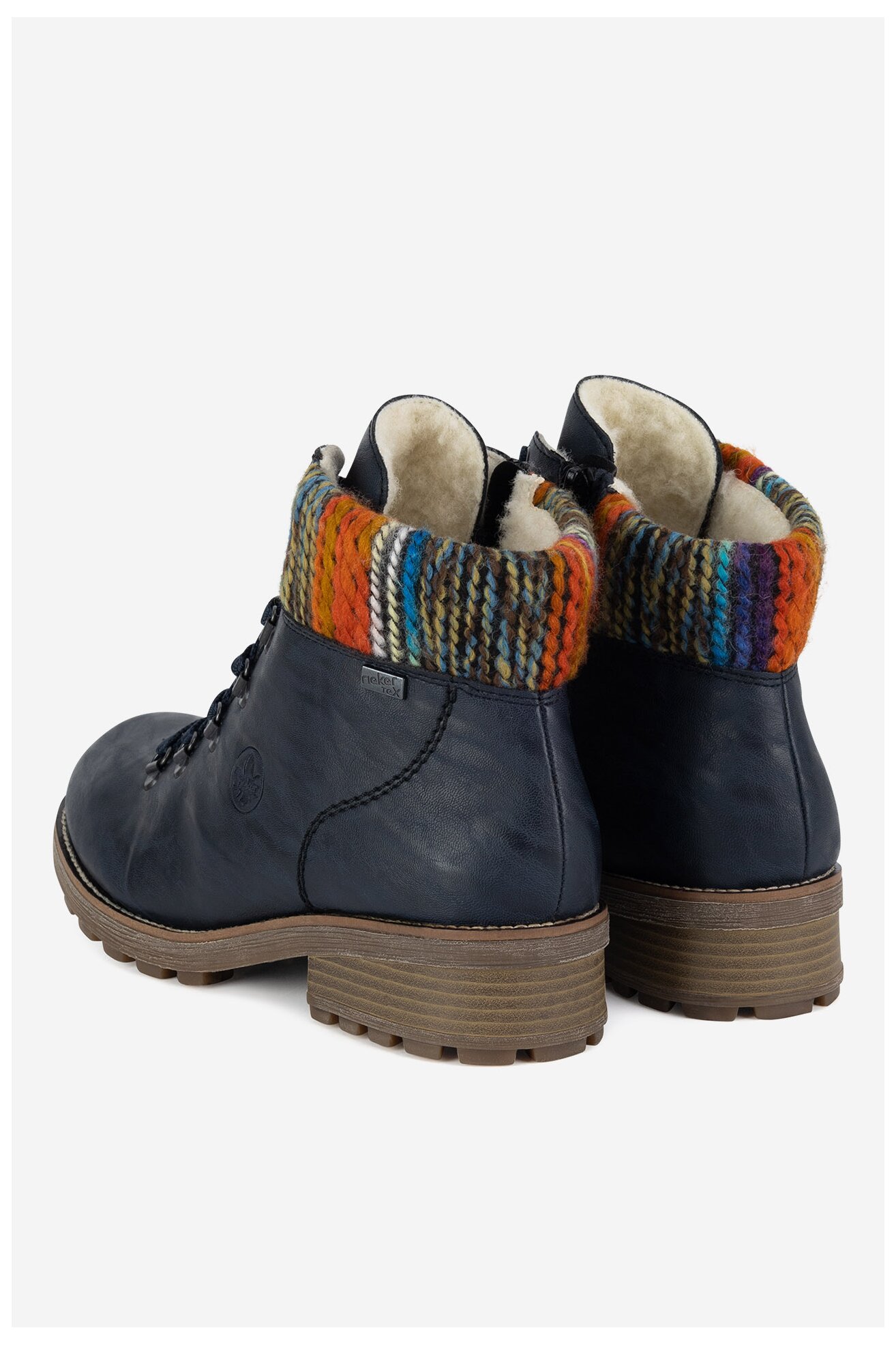 Bocanci Rieker Z0445-14 ALBASTRU