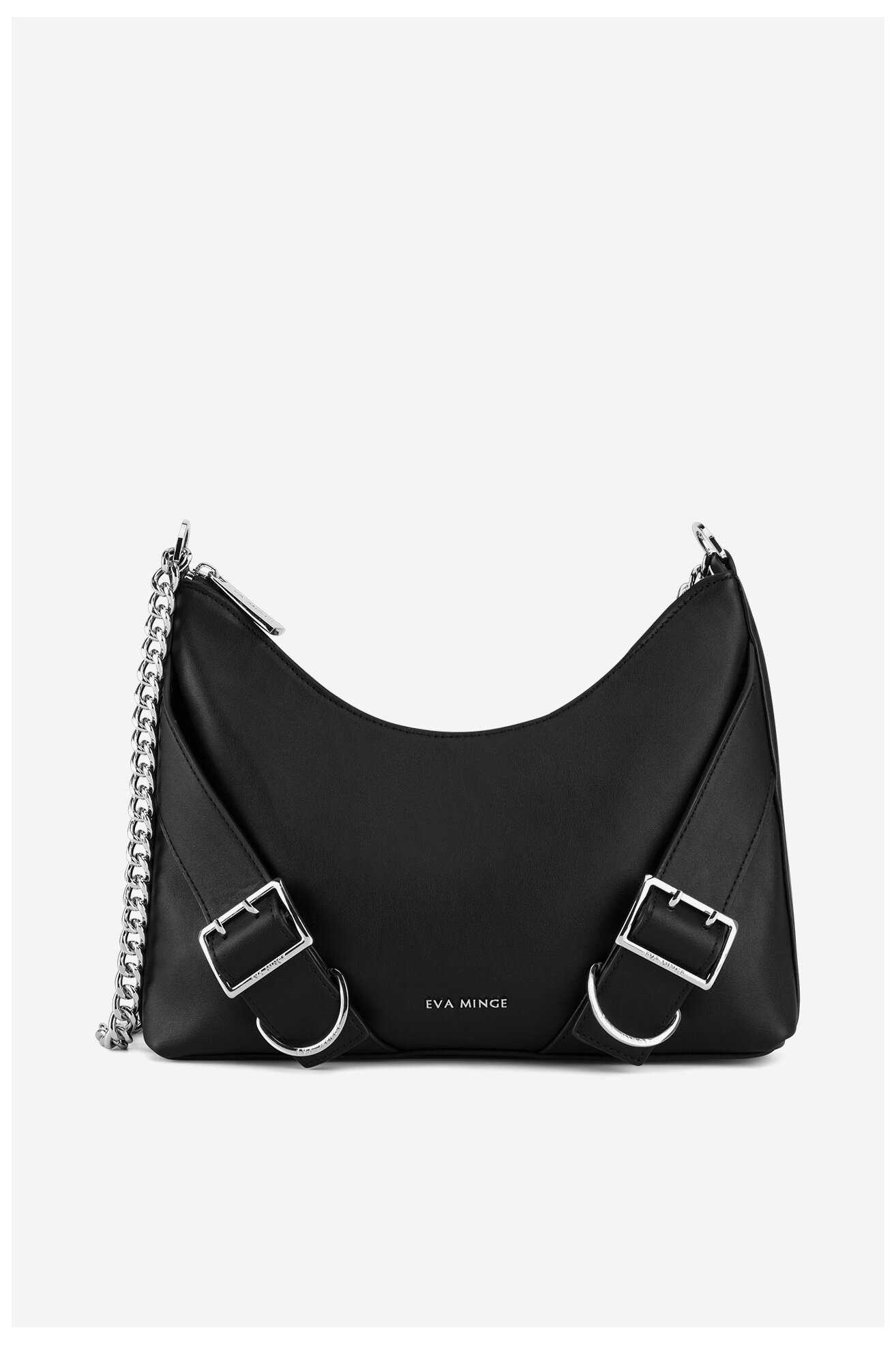 Geantă de mână EVA MINGE ROSA-CS10376 NEGRU