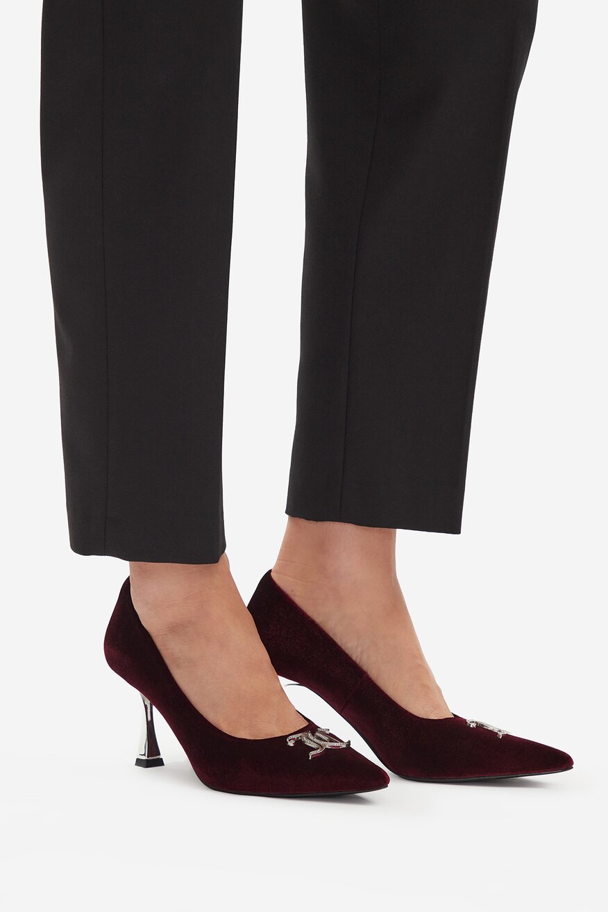 Czółenka Juicy Couture EO-R24SS94659 Bordowy - 5906751452813