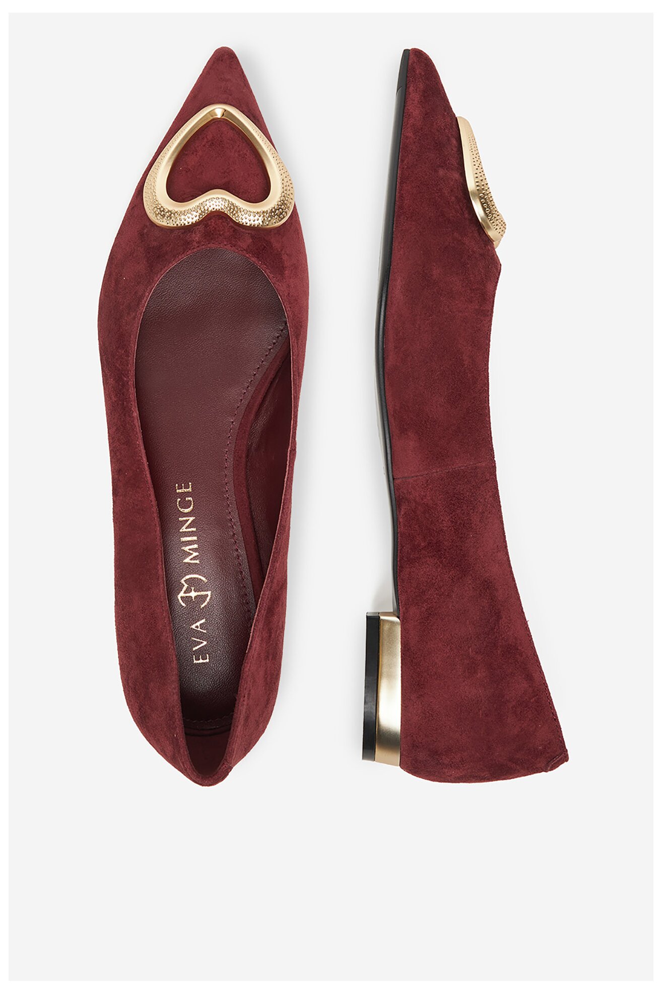 Балерина EVA MINGE EO-ELLA-1750-1-2 БОРДО