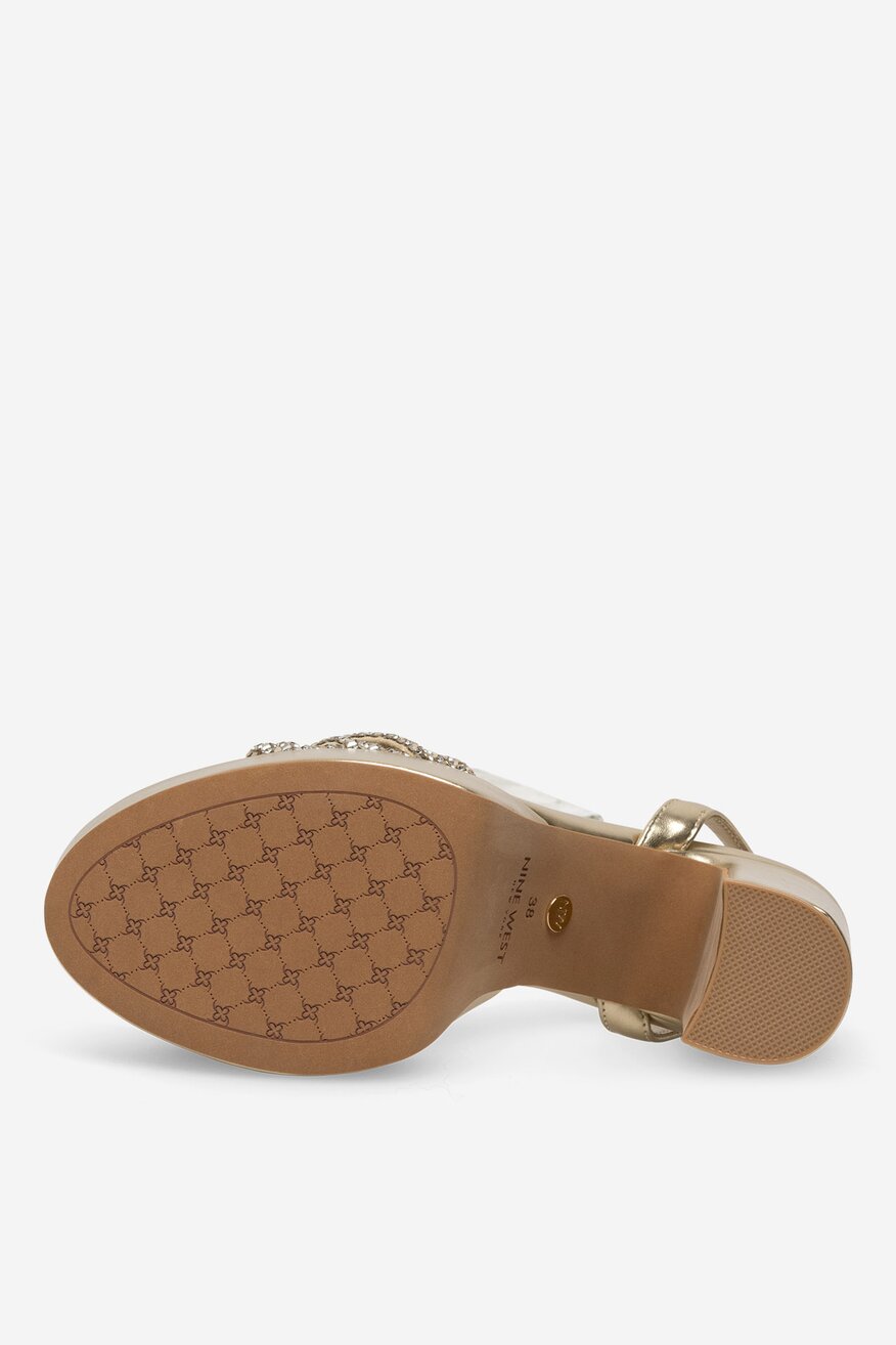 Sandály NINE WEST ZLATÁ - 5905588592594