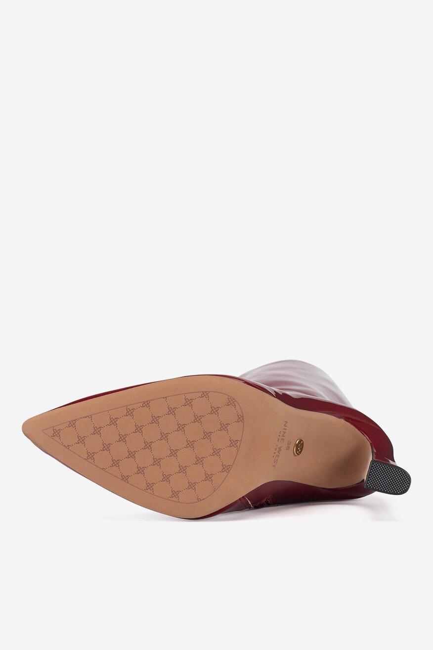 Kozačky NINE WEST ČERVENÁ - 5903419354113