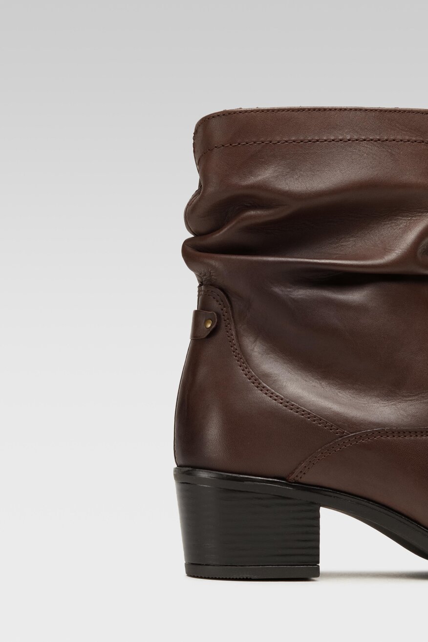 
                Go Soft - Botki skórzane ocieplane - 5904862017228