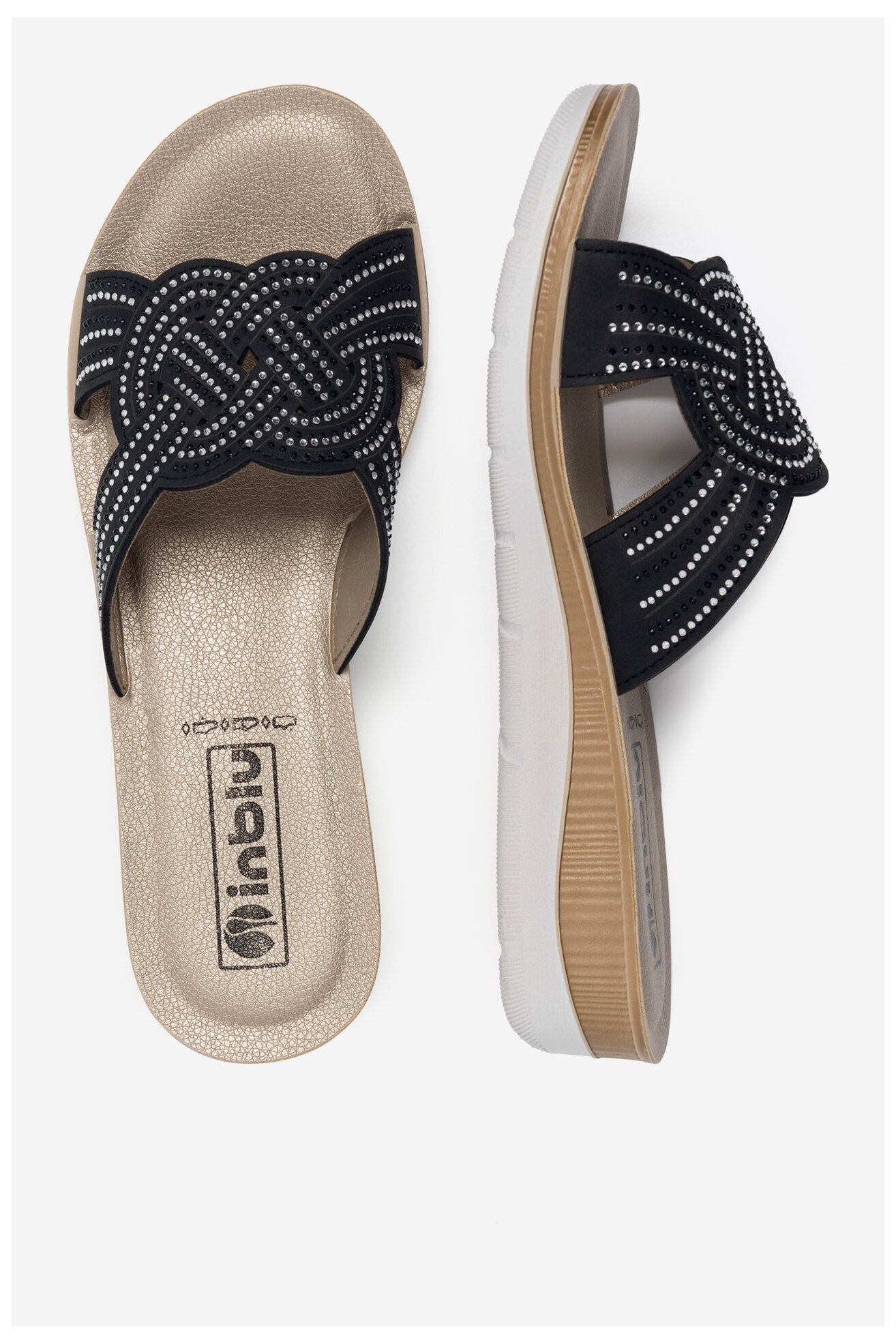 Шльопанець Inblu BVAX0100 ЧОРНИЙ