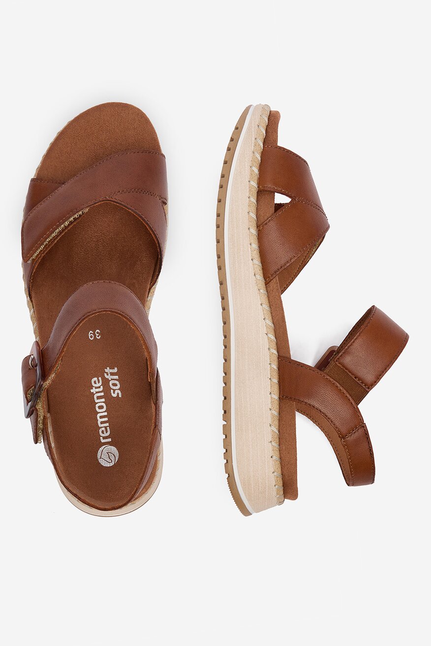 
                Remonte - Sandały skórzane - 5906751744796