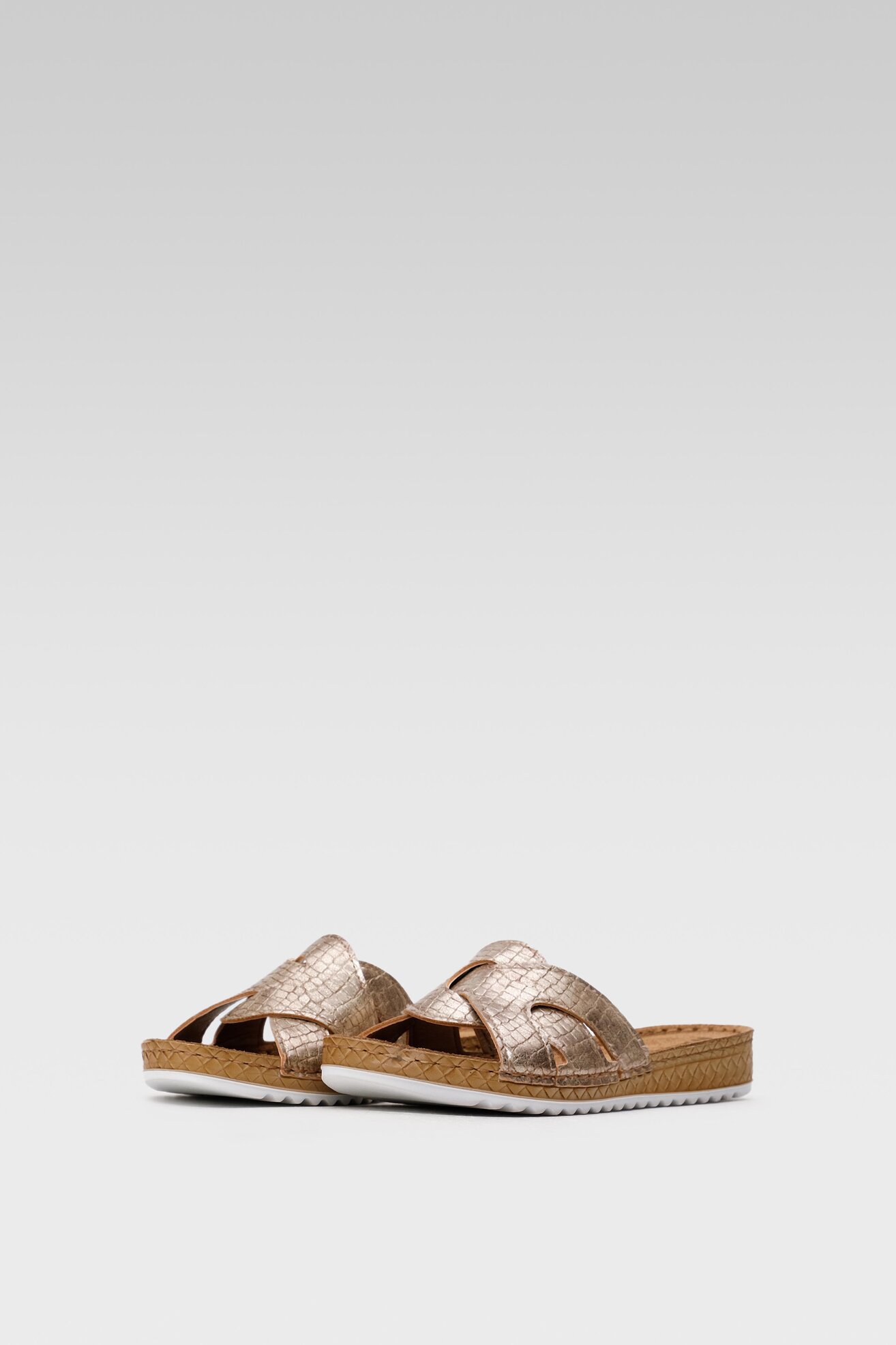 Klapki Inblu VO48B501 Srebrny