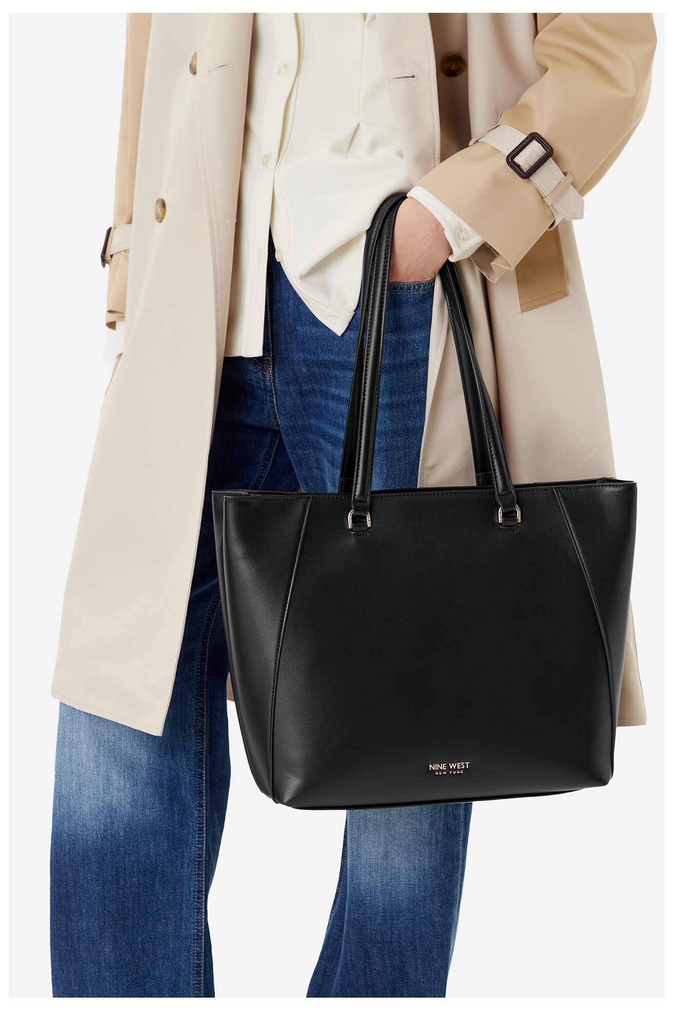 Дамска чанта NINE WEST EO-WYOMING-LDA8449 ЧЕРЕН