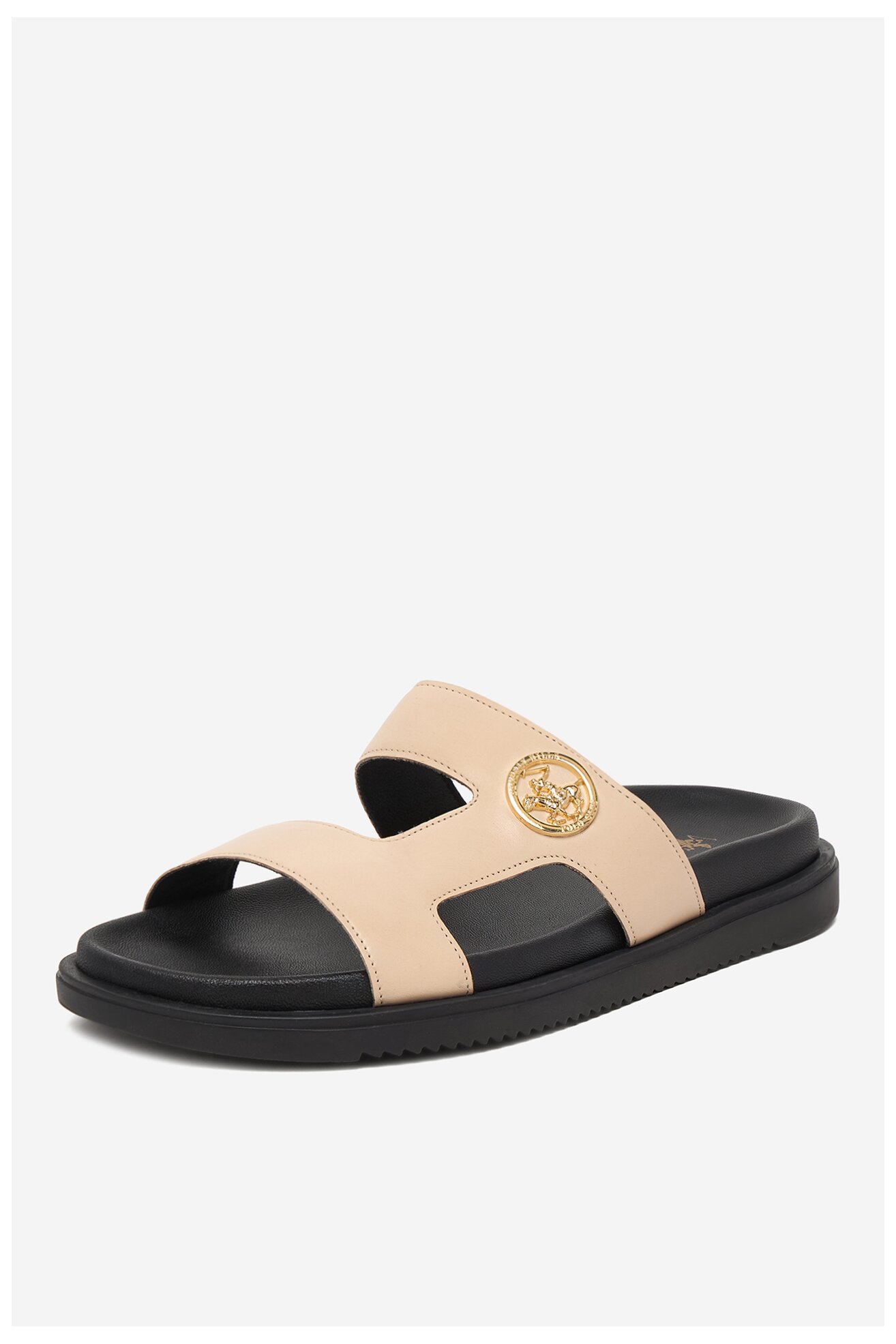 Klapki Beverly Hills Polo Club EO-WI16-SERDINIA-04 Beżowy