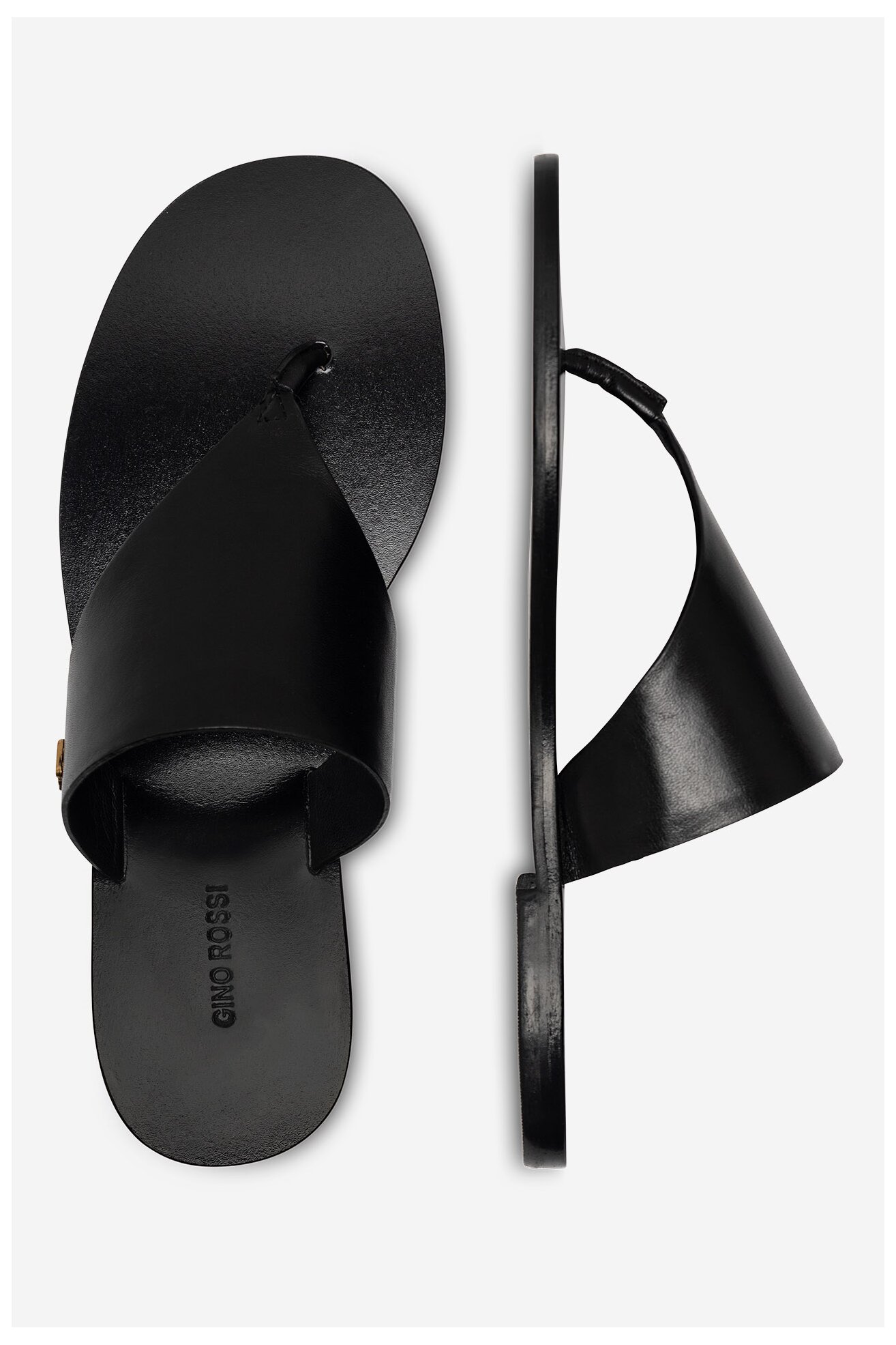 Klapki Gino Rossi EMI-112691 Czarny