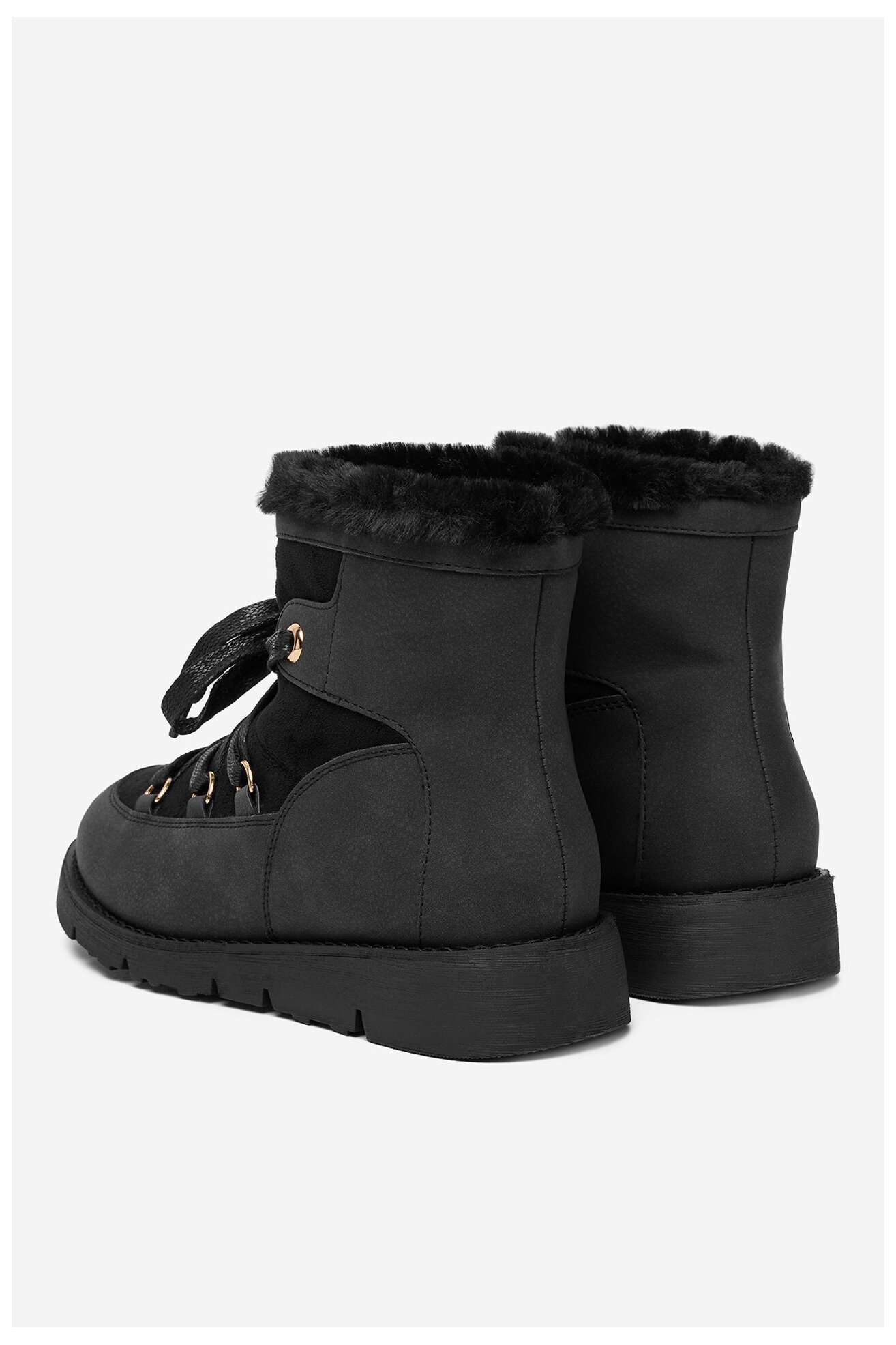 Ghete DeeZee 17125-1-BLACK PU NEGRU