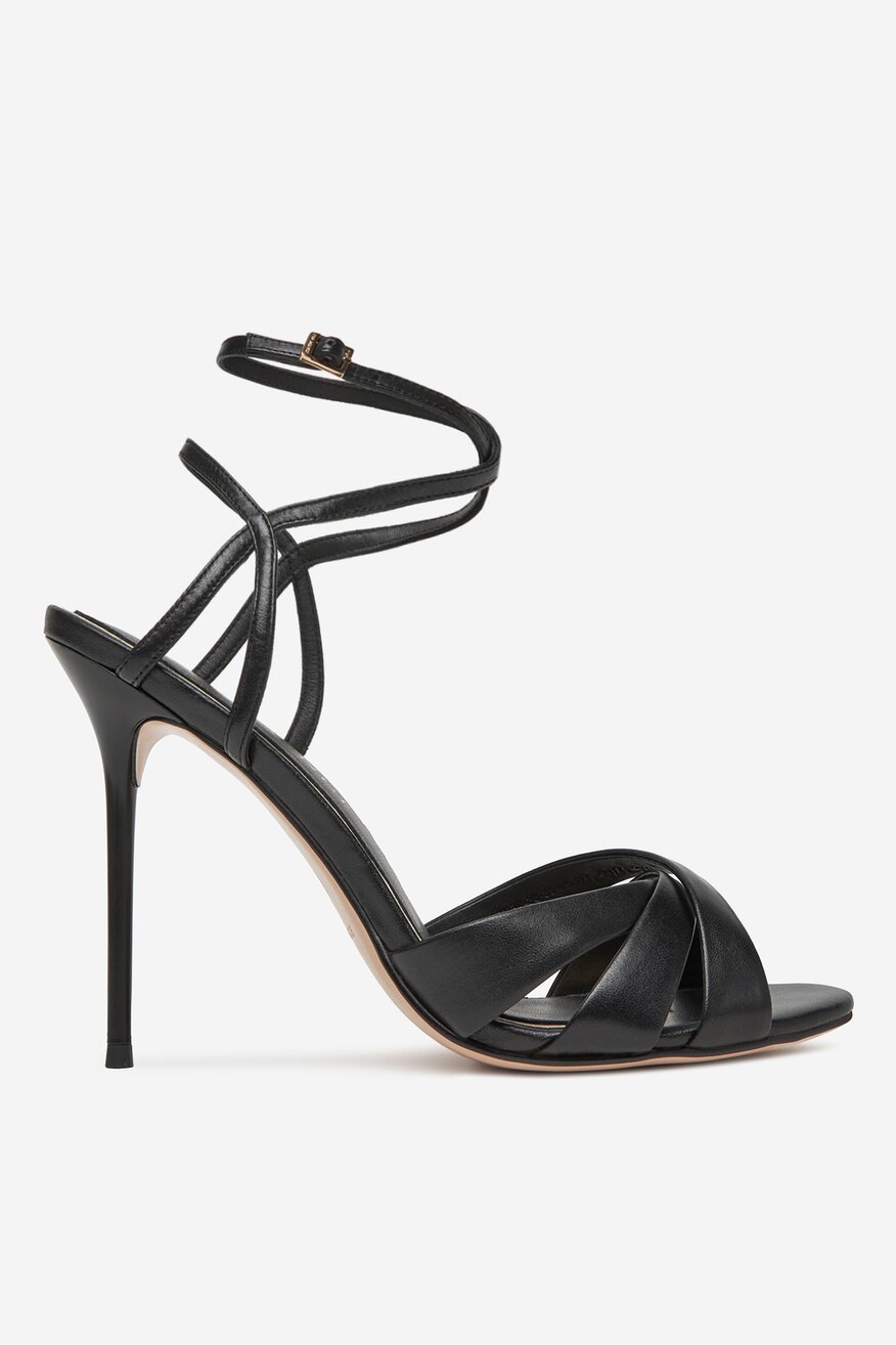 
                EVA MINGE - Sandały skórzane - 5903698024547