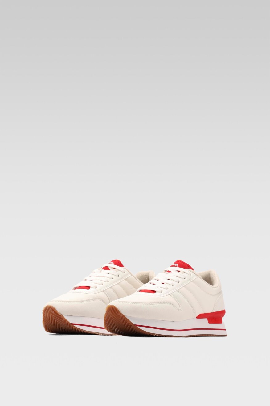 
                S.Oliver RED LABEL - Półbuty pastelowe białe - 5903698332284