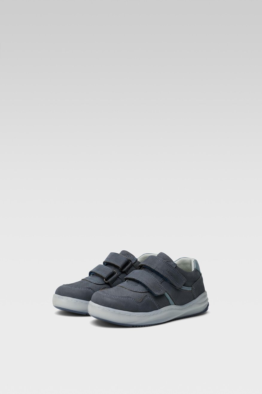 
                Lasocki Kids - Sneakersy skórzane na rzepy - 5904862589282