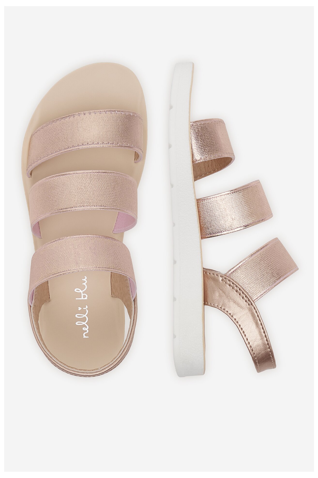 Sandały Nelli Blu CSS20370-17 Złoty