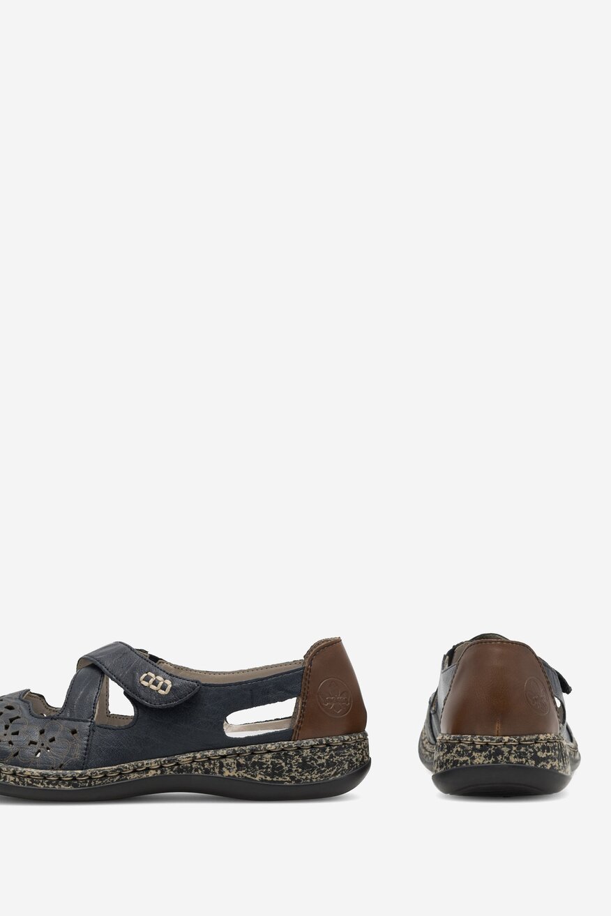 
                Rieker - Skórzane baleriny - 2230056261621