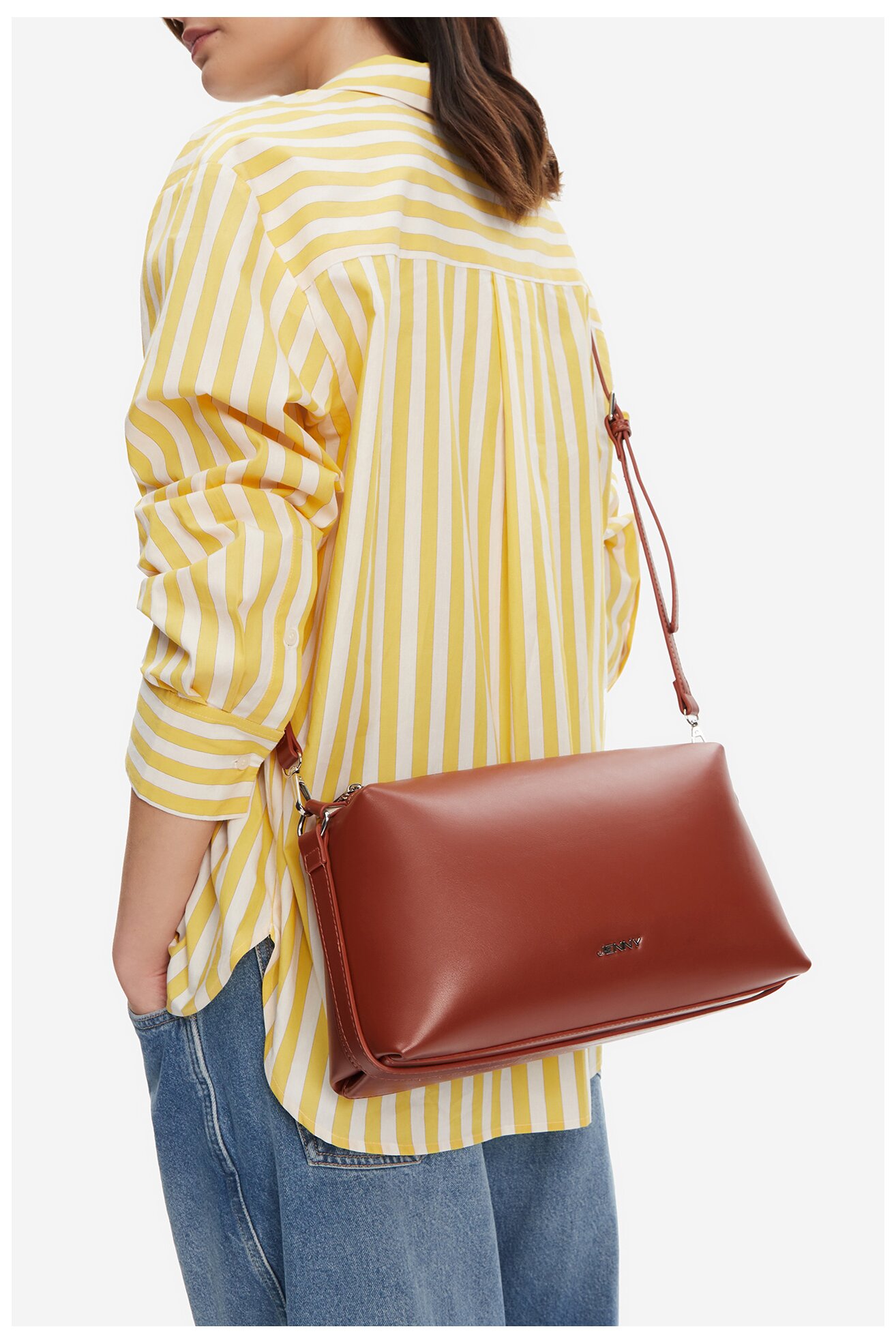 Сумка З Ремінцем Jenny C-JNY-M-005-08 КОРИЧНЕВИЙ