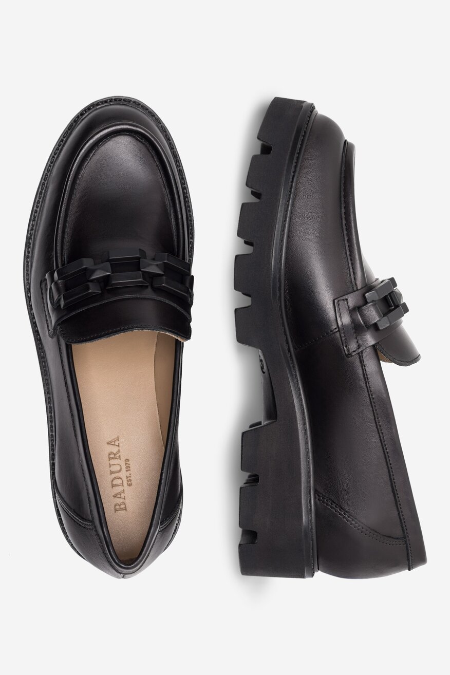 Badura - Loafersy skórzane - 5905588844273