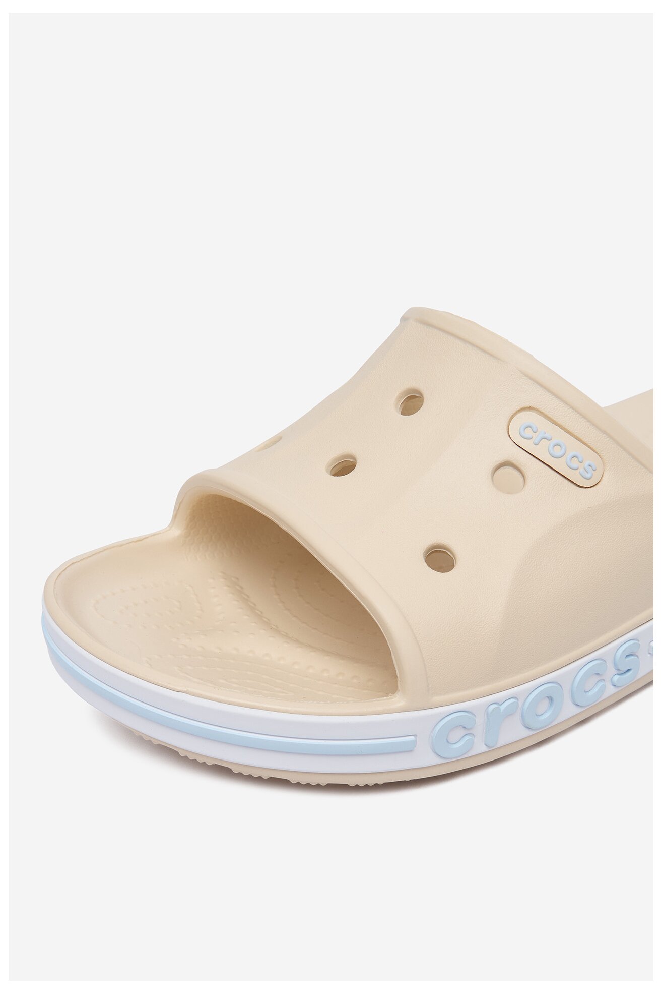 Klapki basenowe Crocs C-BAYABAND SLIDE 205392-1LI Beżowy