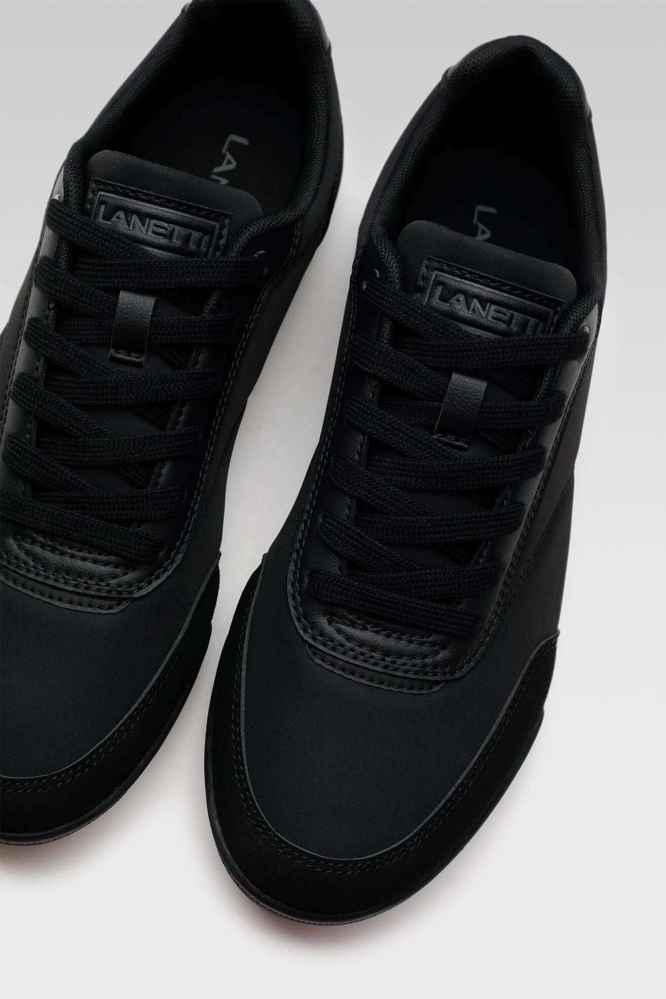 Półbuty Lanetti MP07-01458-03 Czarny