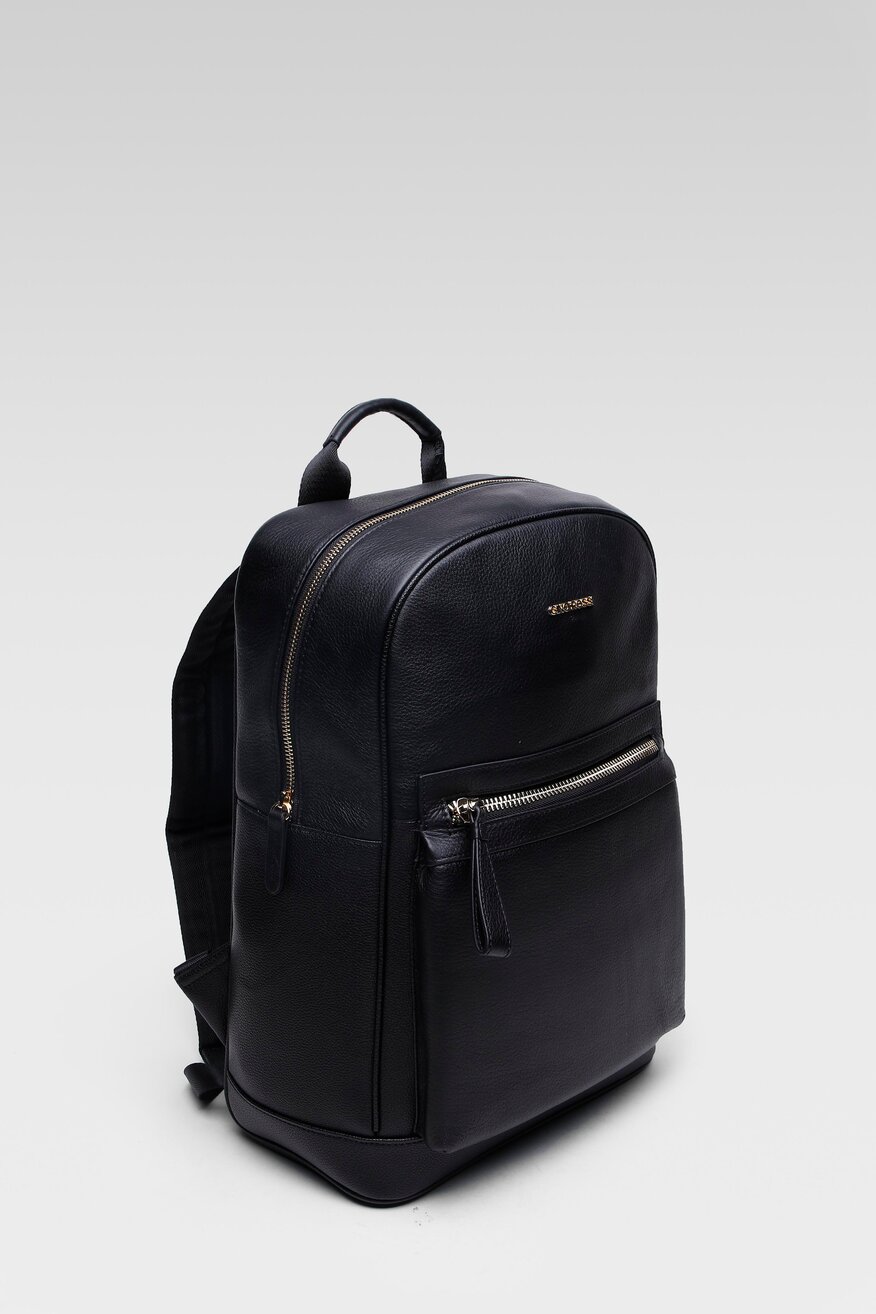 
                Gino Rossi - Plecak skórzany czarny - 5903698859101