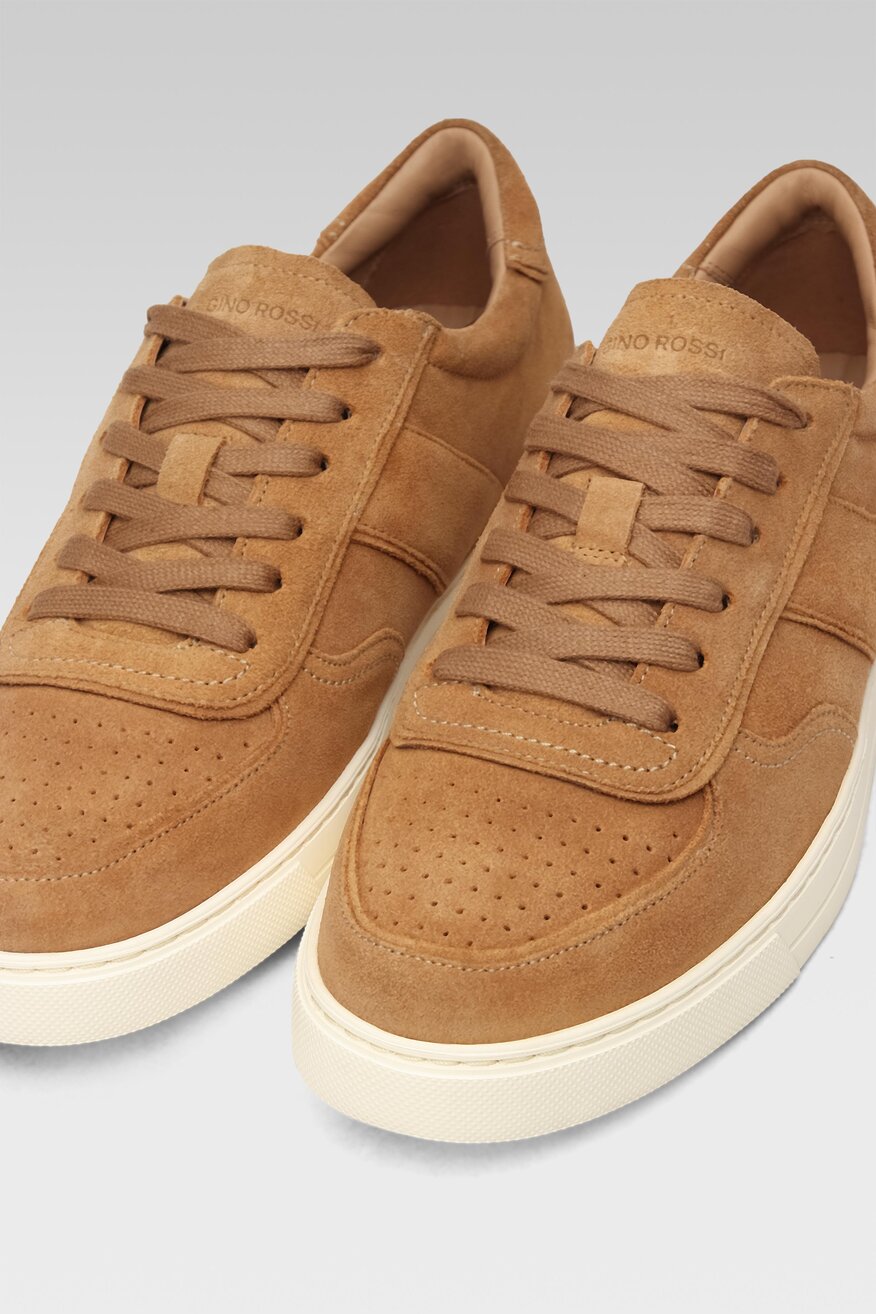 
                Gino Rossi - Skórzane półbuty beżowe - 5904862838694