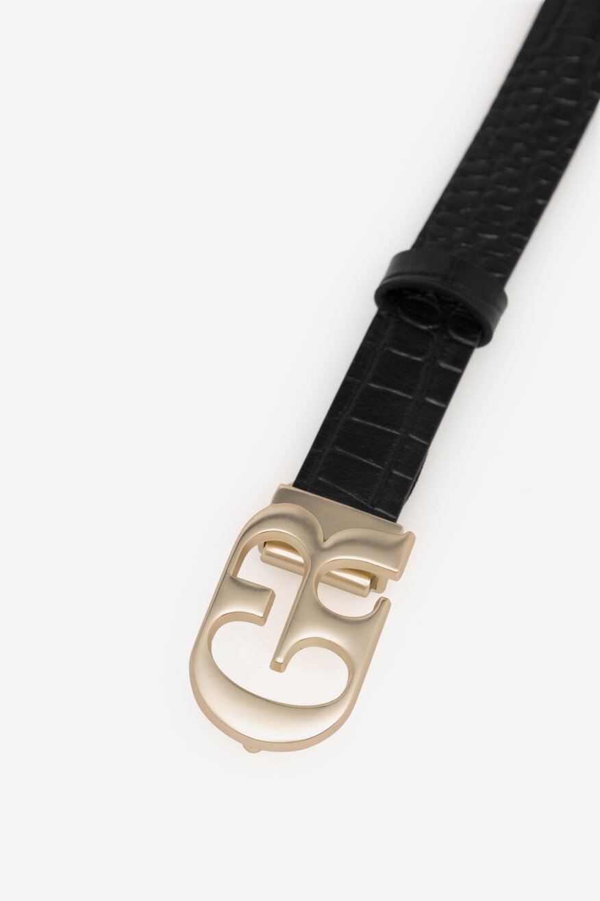 Gino Rossi - Pasek skórzany - 5905588631729