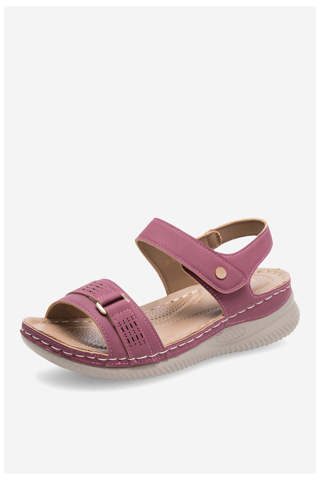 Sandały Clara Barson WYL05010-09 Fioletowy