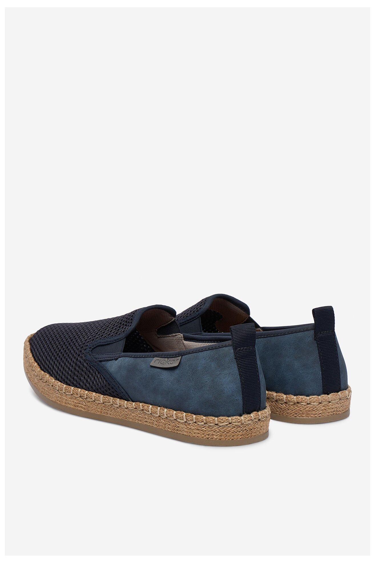 Espadryle Rieker CEO-B2661-14 Granatowy ciemny
