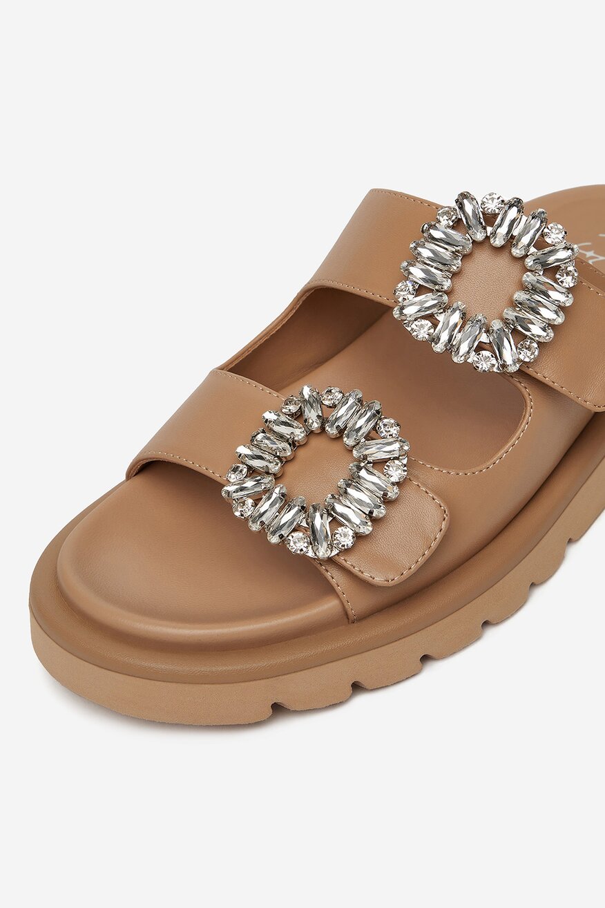 
                Шльопанець EVA MINGE БЕЖЕВИЙ - 5903698631882