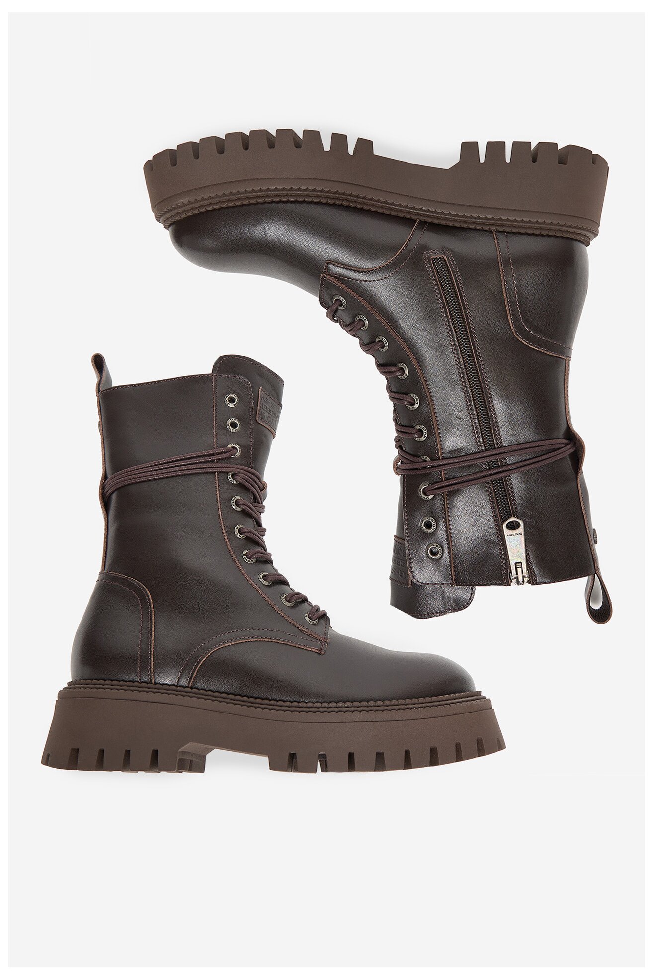 Trzewiki G-STAR RAW EO-GEDIZ-8090-25 Brązowy ciemny