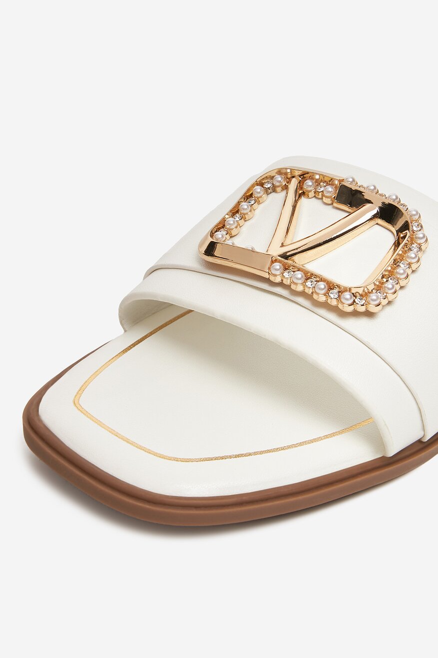 Șlapi DeeZee ALB - 5906751153611