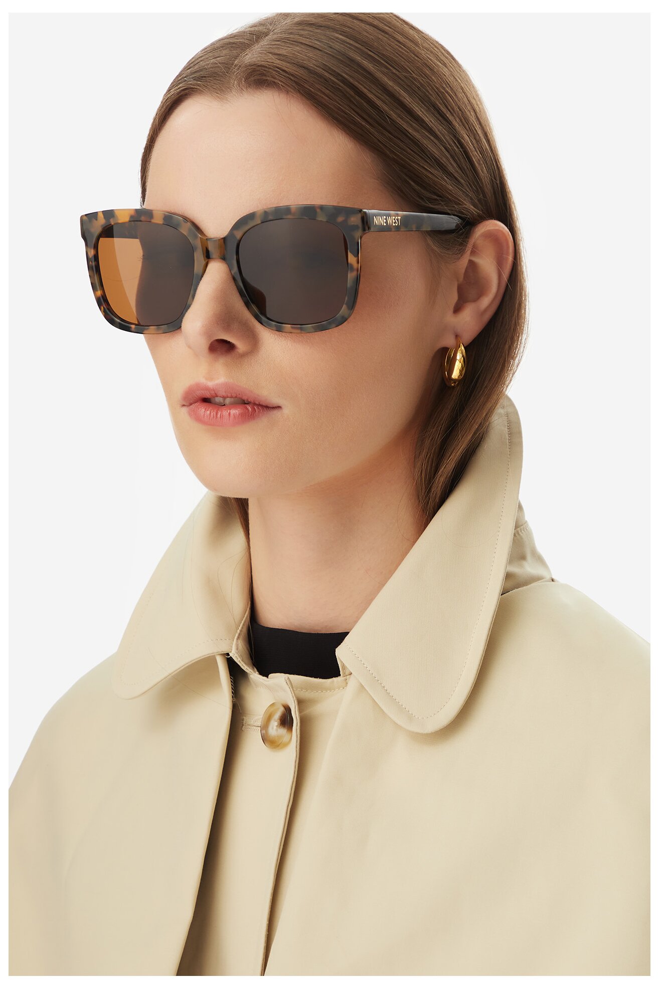 Okulary damskie NINE WEST CEO-NW6622S Camel