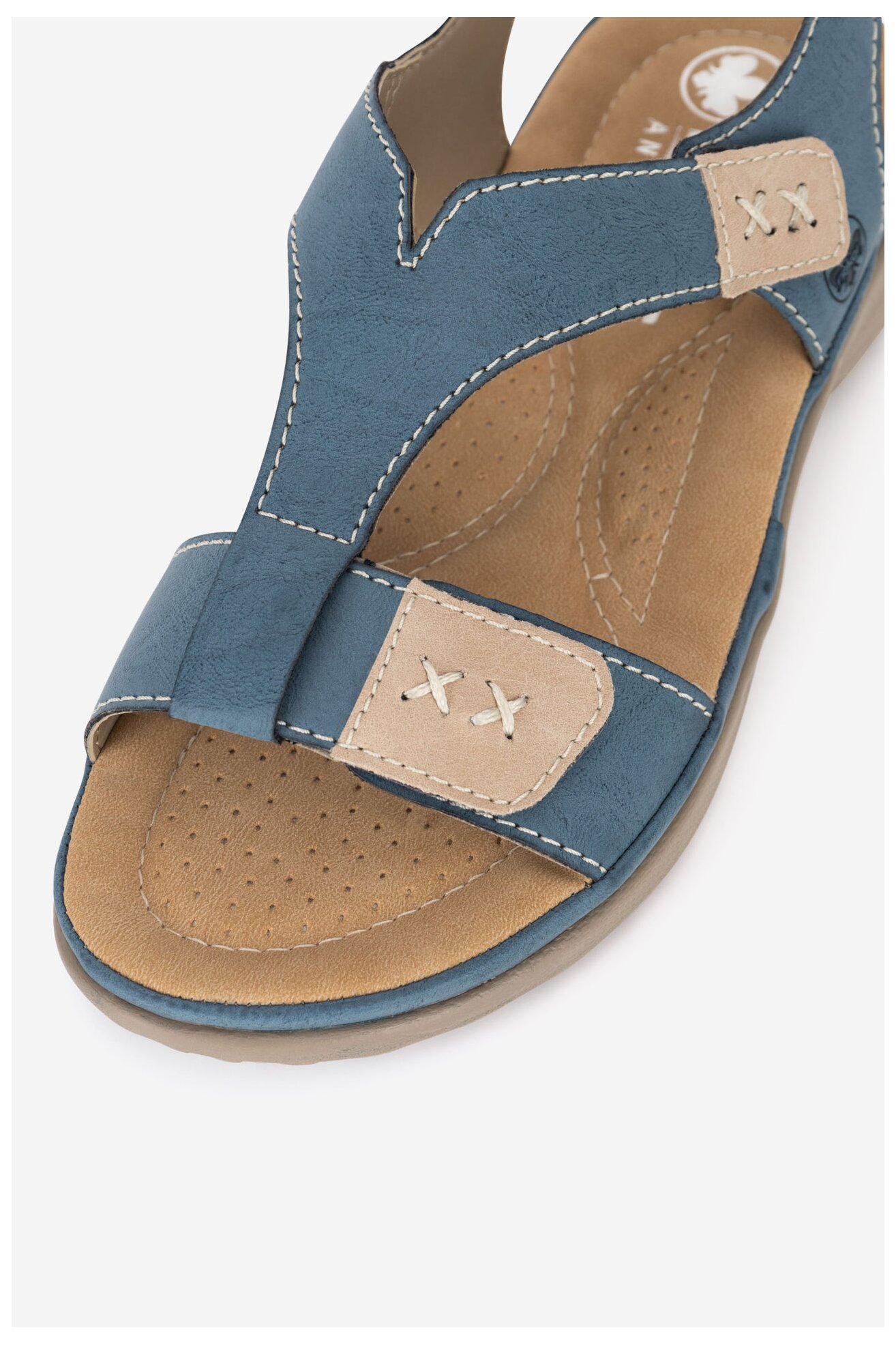 Sandały Rieker 64873-14 Niebieski