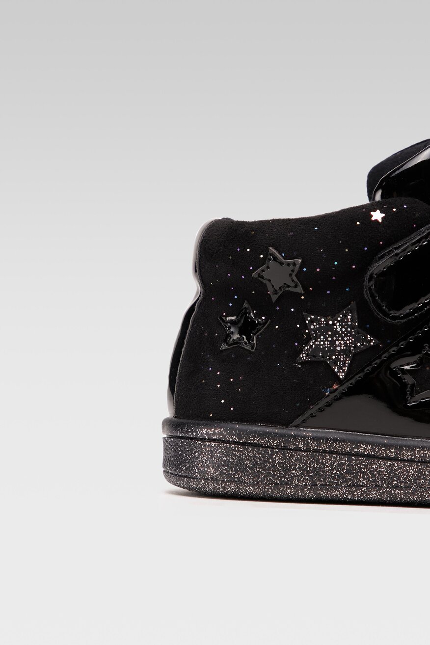 Nelli Blu - Półbuty czarne na rzep - 5903698903712