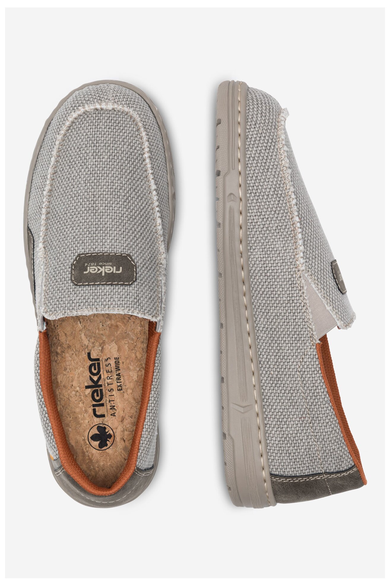 Półbuty Rieker 08651-62 Beżowy